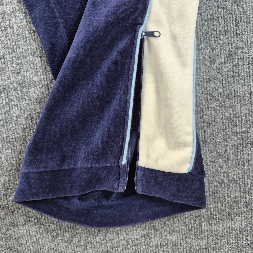 Snoop 213 Convertible Pants Velour Zip Off XL Navy‎ Blue Mens
